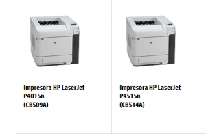 Impresora HP Laserjet P40115N P4515N