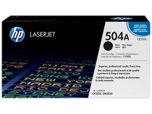 Toner HP 504a CE250A Negro
