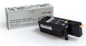 TONER XEROX 106R02760 CYAN,Rendimiento: 1,000 páginas, Color: cian, Compatibilidad: WorkCentre 6027, WorkCentre 6025, Phaser 6022, Phaser 6020