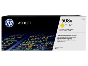 Toner HP 508X Amarillo , Color: Yellow, Compatiblidad: HP LaserJet Color Pro MFP M553 SERIES, Rendimiento: 9500 páginas.,