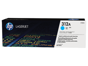 TONER HP 312A CF381A, Color: Cyan, Compatibilidad:LaserJet Pro M476dn/ M476dw/ M476nw, Rendimiento: 2700 páginas