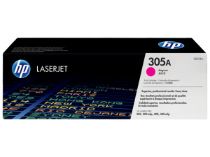 TONER HP CE413A , Color: Magenta, Compatibilidad. HP LASERJET PRO 300/400, Rendimiento: 2600 páginas.