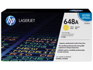 Toner HP 648A Yellow, Color: Amarillo, Compatibilidad: HP LASERJET CP4025/CP4525/CP4525DN, Rendimiento: 11000 páginas.