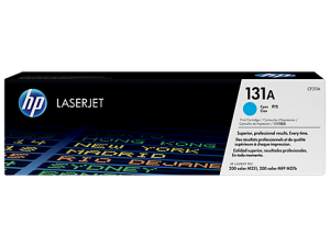 TONER HP 131A CYAN, Color: Cian, Compatibilidad: HP LASERJET M251/M276, Rendimiento: 1800 páginas.