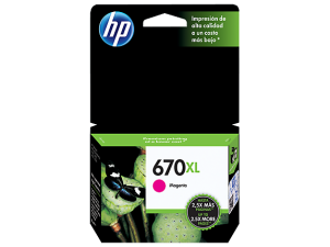 TINTA HP 670XL MAGENTA CZ119AL
