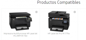 Impresora multifuncional HP LaserJet Pro MFP M176n