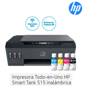 Impresora Multifuncional HP Smart Tank 515