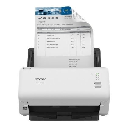 Escaner Brother Ads-3100 ADF Duplex, ADF, 40ppm